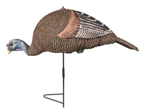 KNIGHT AND HALE FEEDING HEN DECOY W/ GROUND STAKE