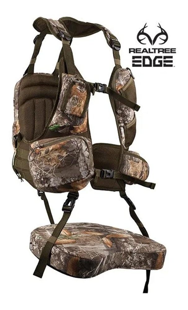 Moultrie Feeders Knight Hale KHT0065 Run N Gun Turkey Vest Real Tree Edge view 3