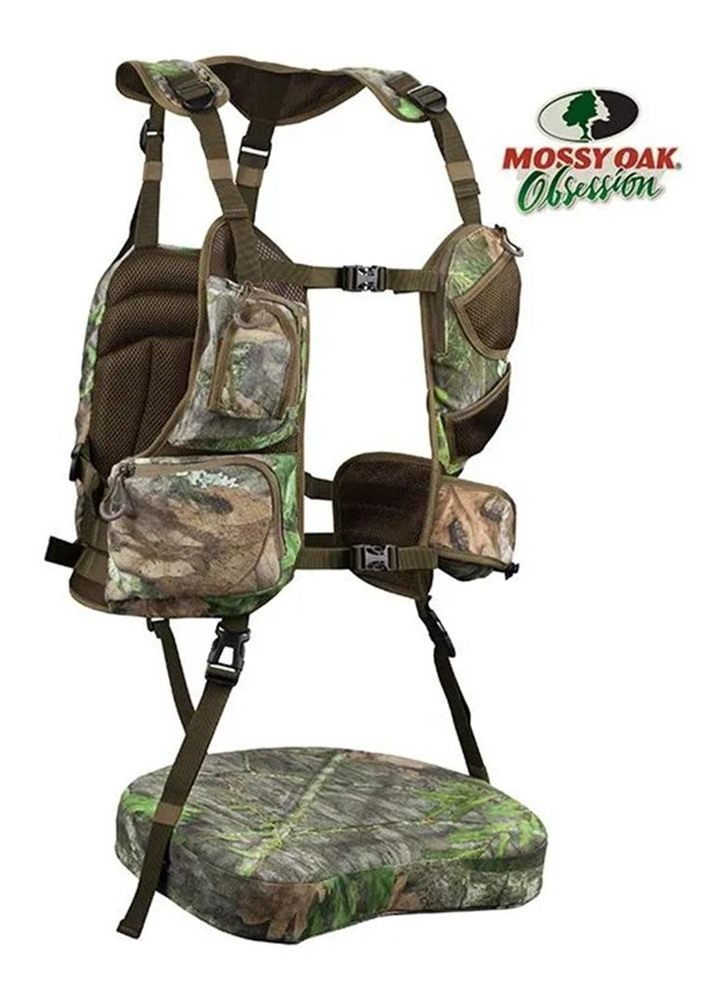 Moultrie Feeders Knight Hale KHT0066 Run N Gun Turkey Vest Mossy Oak Obsess view 2