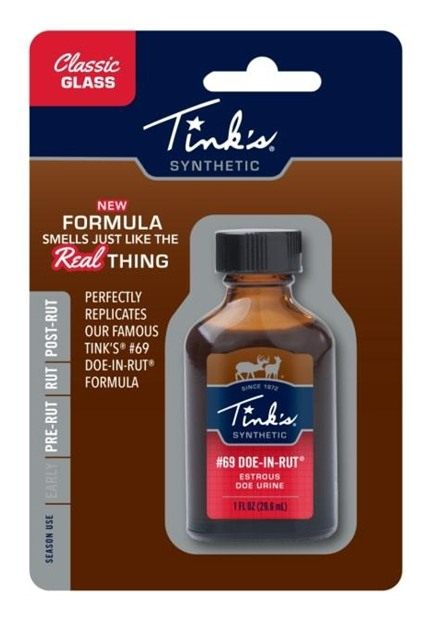 Tinks Deer Lure 69 DOE-IN-RUT Synthetic 1FL Ounce Bottle