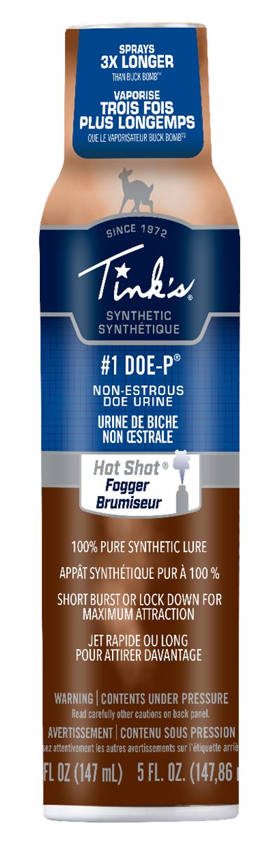 Tinks W5272BL 1 Doe-P Synthetic Deer Attractant Urine Scent 5 oz Aerosol