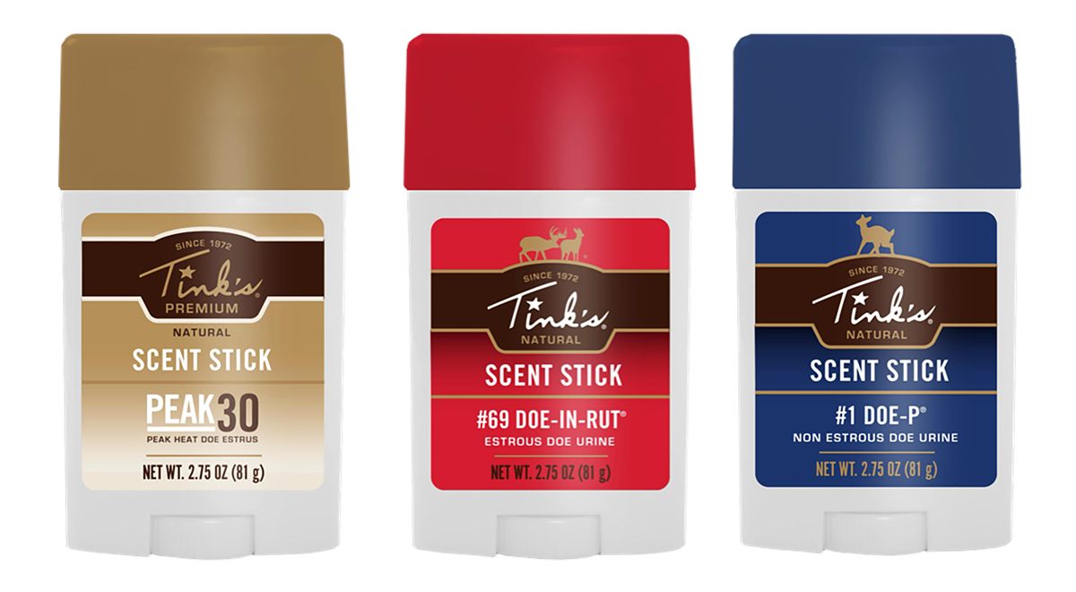 TINKS DEER LURE SCENT STICKS 3PC. VALUE PACK ALL SEASON