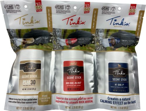 TINKS DEER LURE SCENT STICKS 3PC. VALUE PACK ALL SEASON view 2