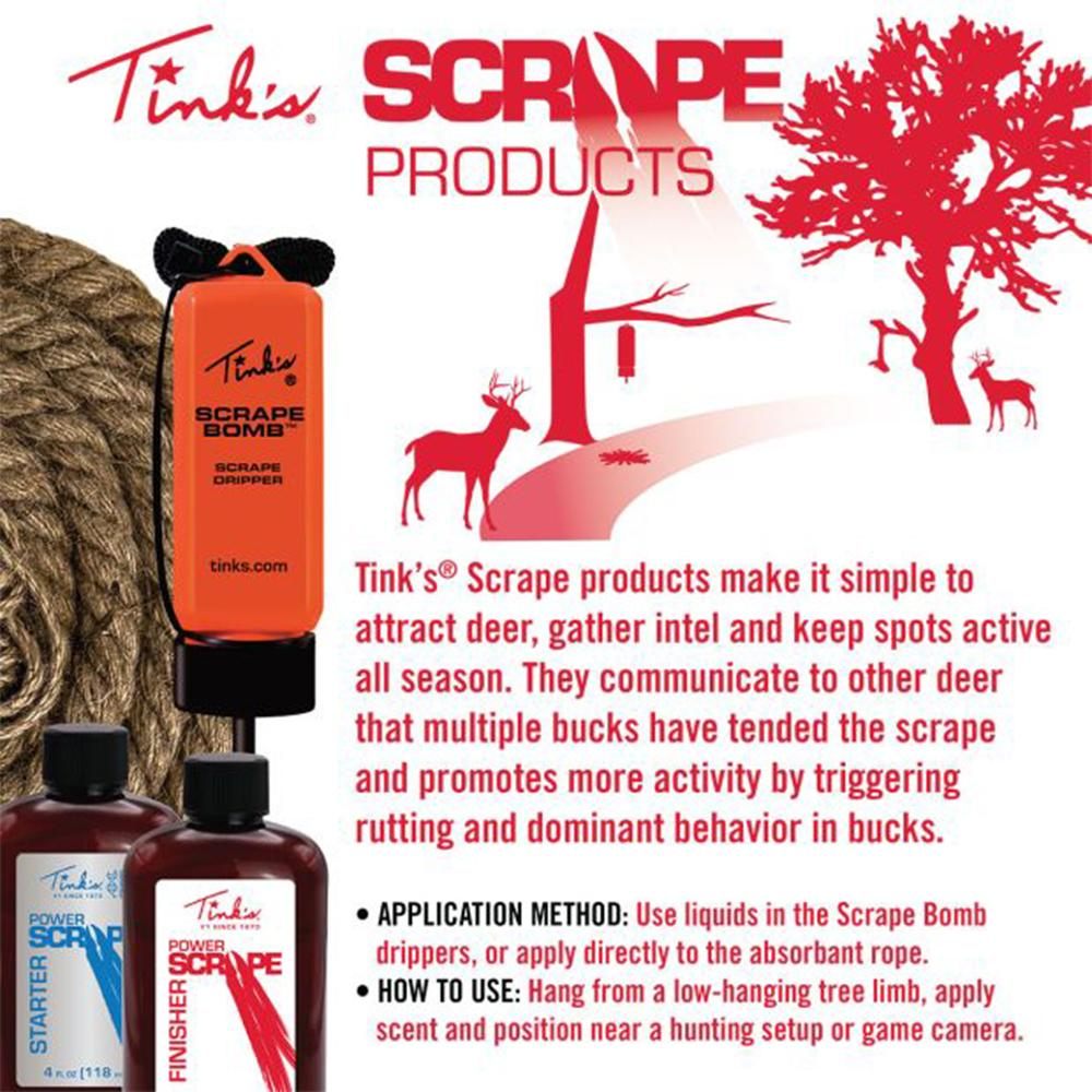 Tinks W5943 Rope Kit Power Scrape 4 oz Includes 6' 3 Pack view 2