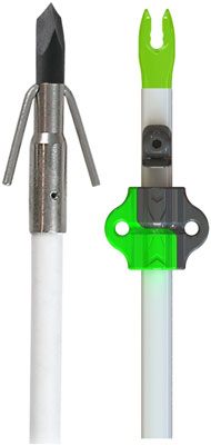 Muzzy Fish Arrow W/GAR Point Nock Bottle Slide 1EA