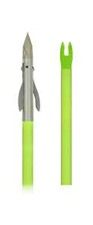 Feradyne Outdoors Muzzy Iron 2-Blade Fish Point w Chartreuse Arrow