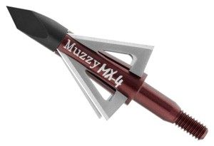 Muzzy Broadhead MX4 4-Blade 100GR 1 1/8in CUT 3PK