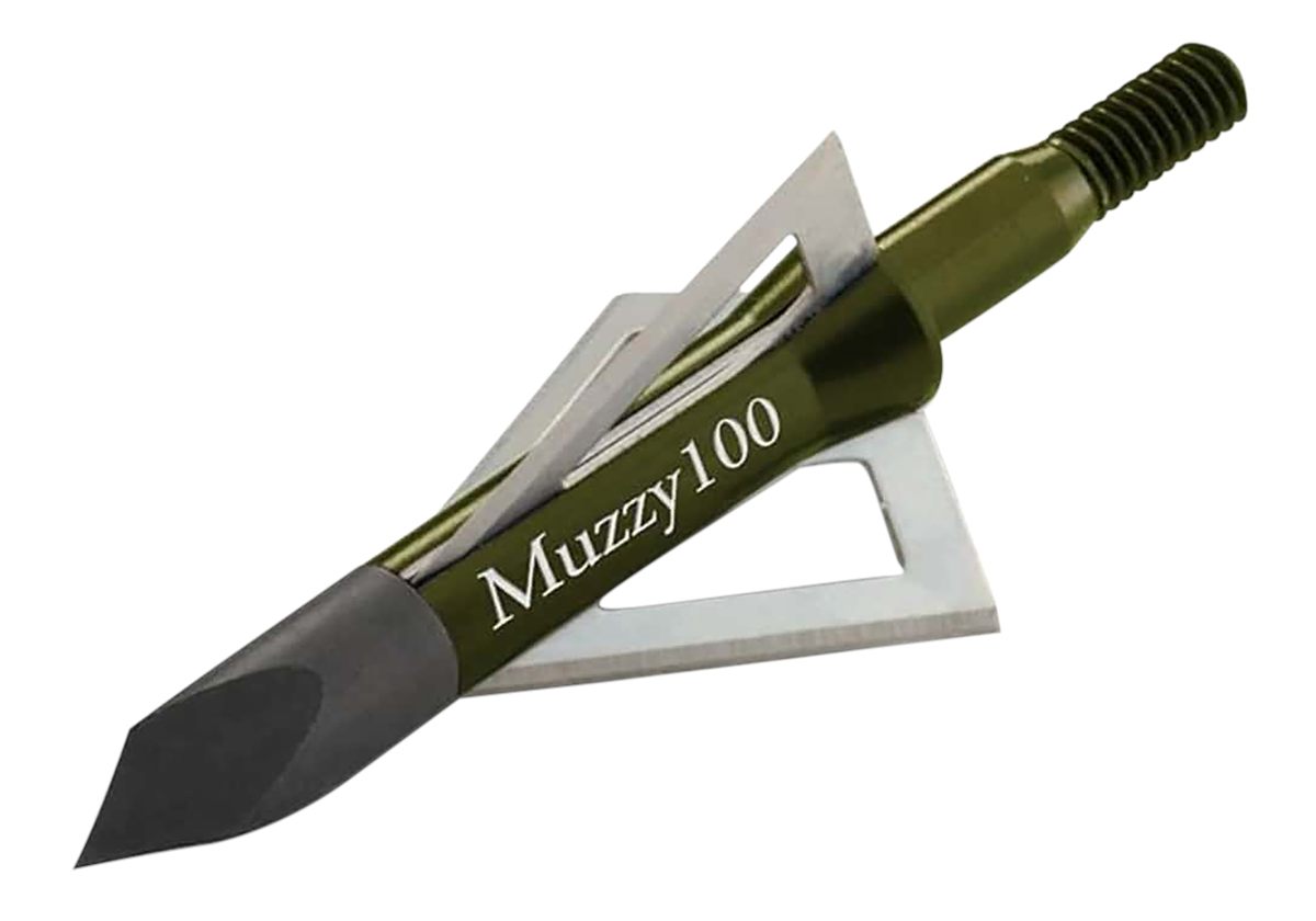 Feradyne Outdoors Muzzy 225 3- Blade Broadhead Trocar Tip Anodized Aluminum