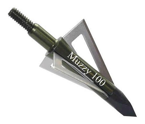 Feradyne Outdoors Muzzy 225 3- Blade Broadhead Trocar Tip Anodized Aluminum view 2