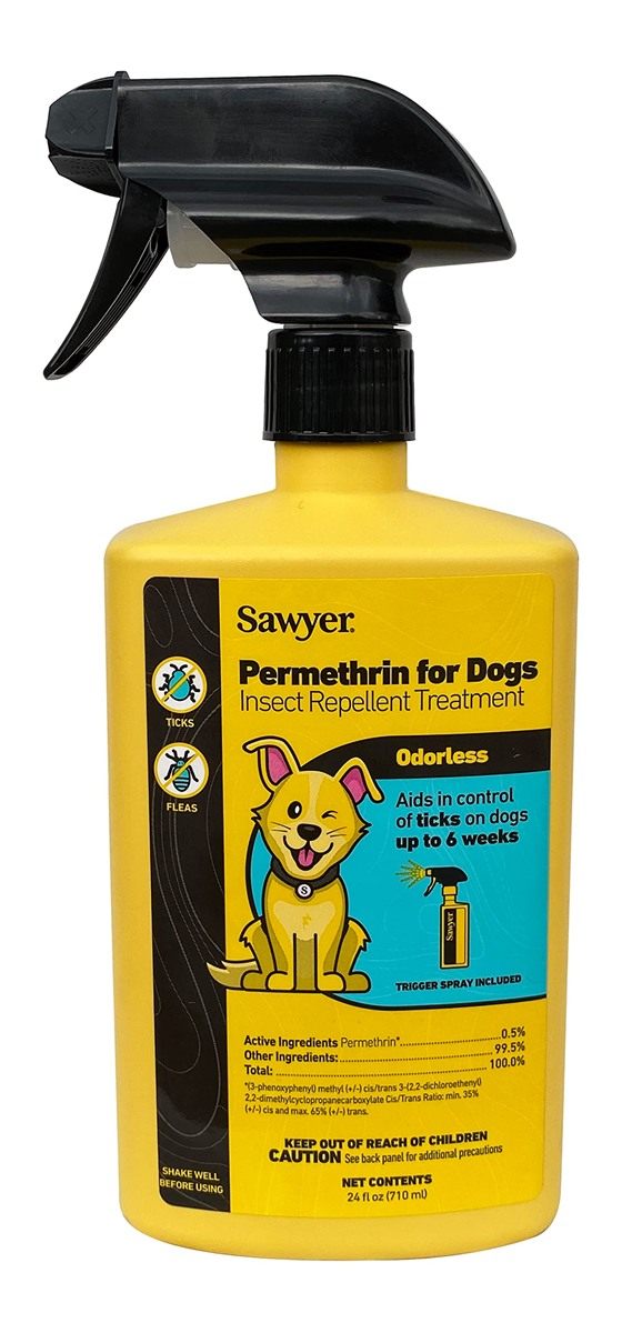 Sawyer Products SP624 Permethrin, for Dogs Insect Repellent Treatment