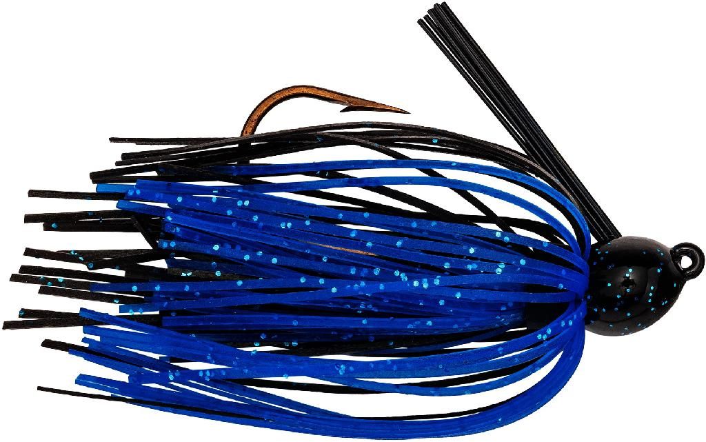 Strike King SK Bitsy Bug Mini Jig 1/8oz Black/blue