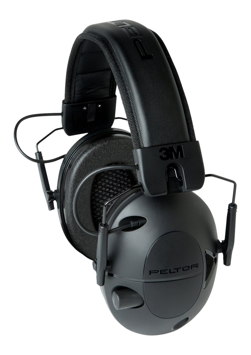 Peltor TAC100OTH Sport Tactical 100 Polymer 22 dB Over the Head Black Adult