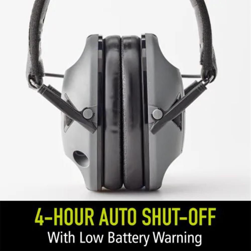 Peltor RGOTH4 Sport RangeGuard Polymer 21 dB Over the Head Gray/Black Adult view 6