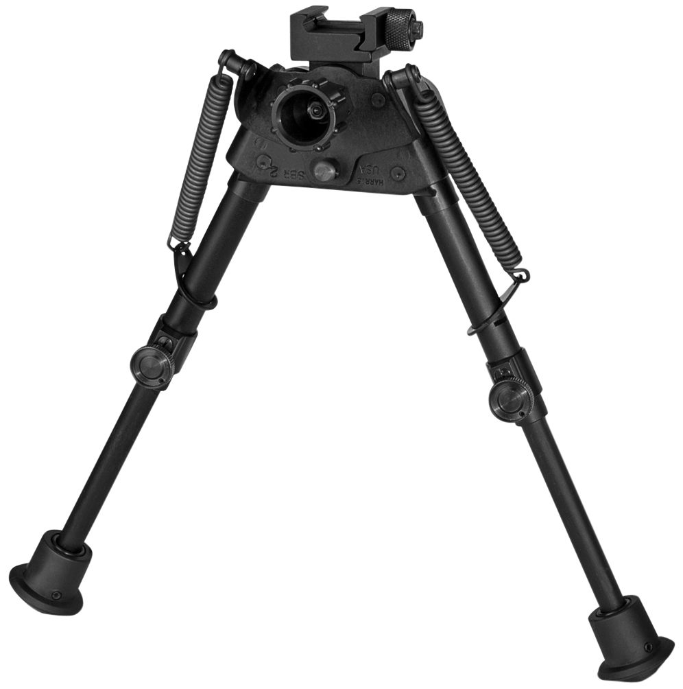 Harris Engineering Bipods S-BR2P Picatinny Rail Mount 6-9in Black
