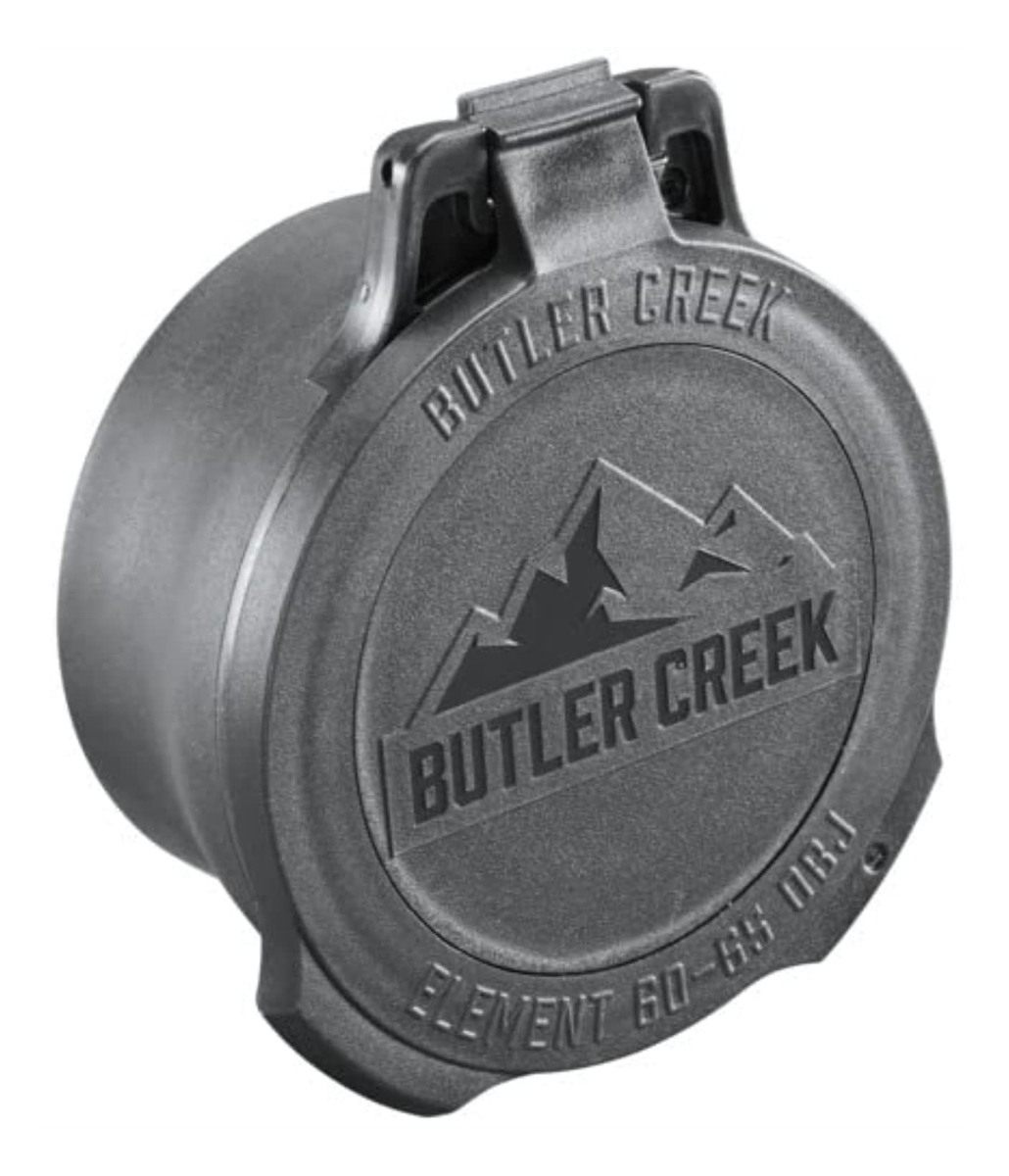 Butler Creek Element Scope Cap Objective 60-65mm, Riflescope Black ESC65