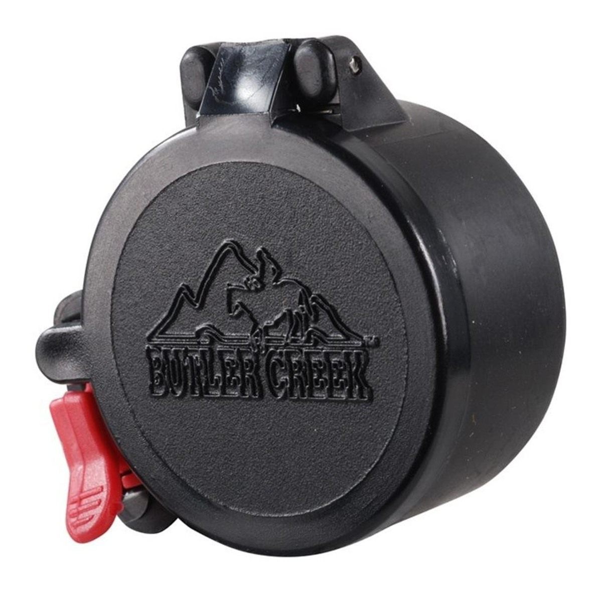Butler Creek Flip-Open Eyepiece Scope Cover, Size 16 (1.66-Inch, 42.2mm) Bl view 2