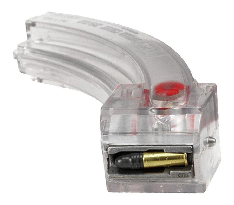 Butler Creek Steel Lips Banana Rifle Magazine Clear Polymer Ruger 10/22 .22