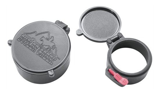 Butler Creek 29 Objective Flip Open Scope Cover Black view 4