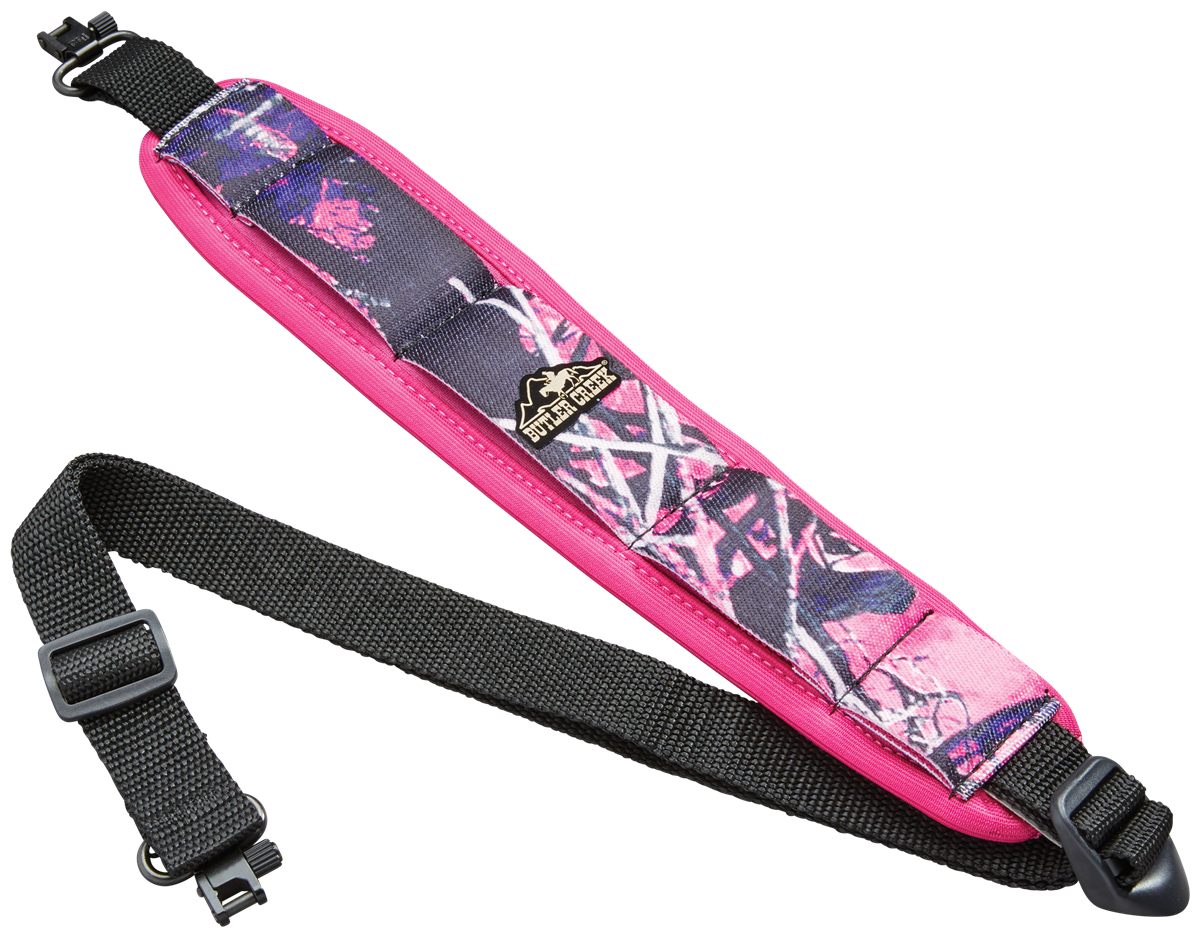 Butler Creek Comfort Stretch Rifle Sling with Swivels, Muddy Girl, One Size view 2