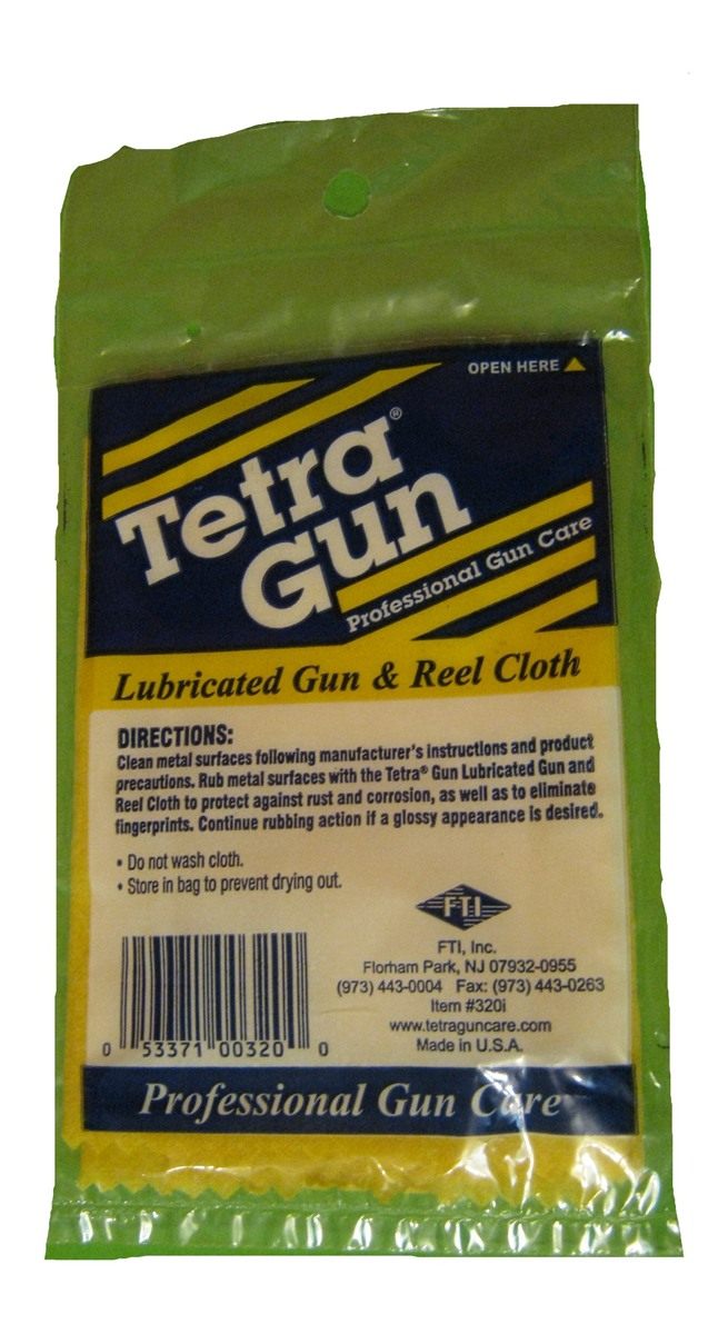 Tetra Big Rock Sports Men's Gun Lubricating and Reel Cloth, 10/10-Inch