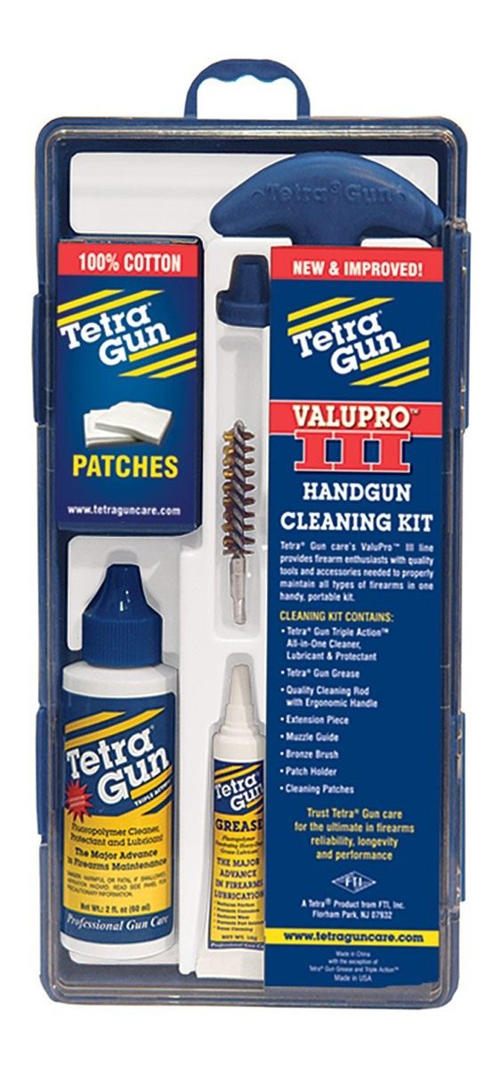 Tetra Gun ValuPro III Handgun/Rifle Cleaning Kit, 0.17 Cal, Multi Coloured