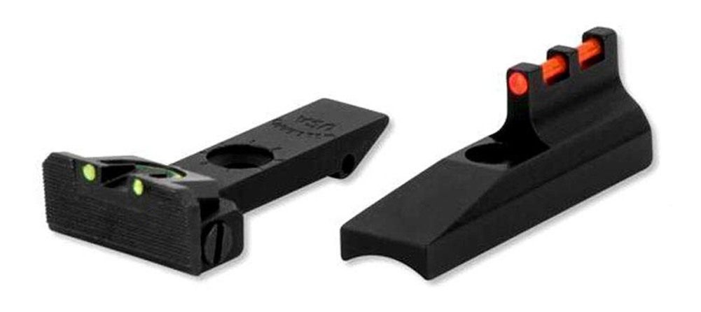 Williams Adjustable Front/Rear Fiber Optic Sight Set (70960), Black, Compat