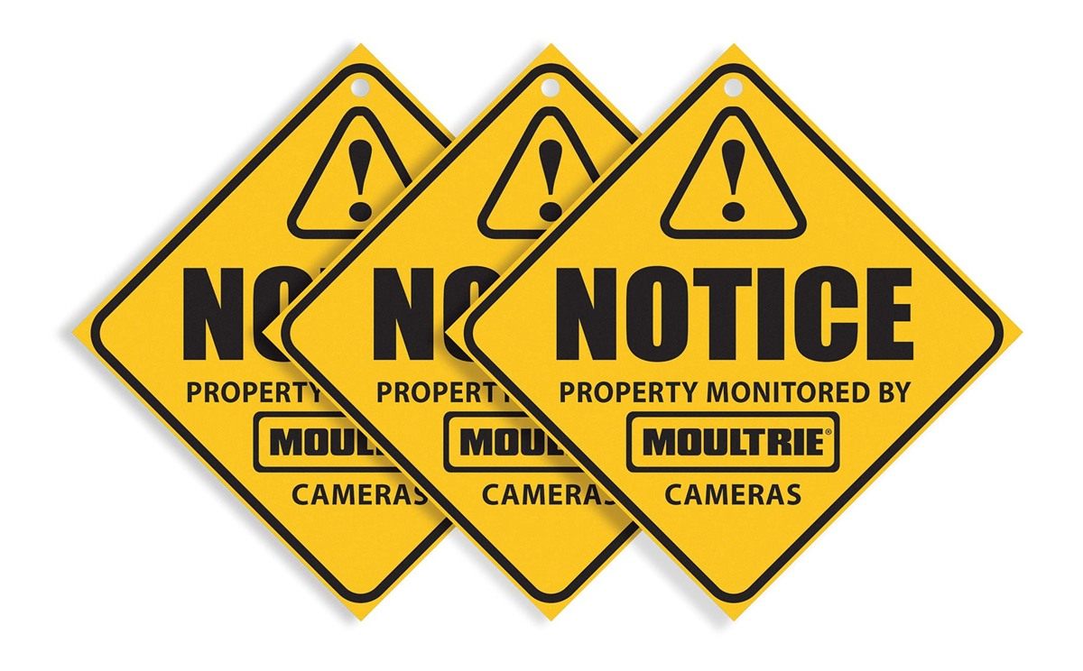 Moultrie Camera Surveillance Signs