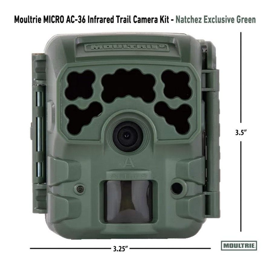 Moultrie Enterprises Micro AC-36 Infrared Trail Camera Kit Green view 5