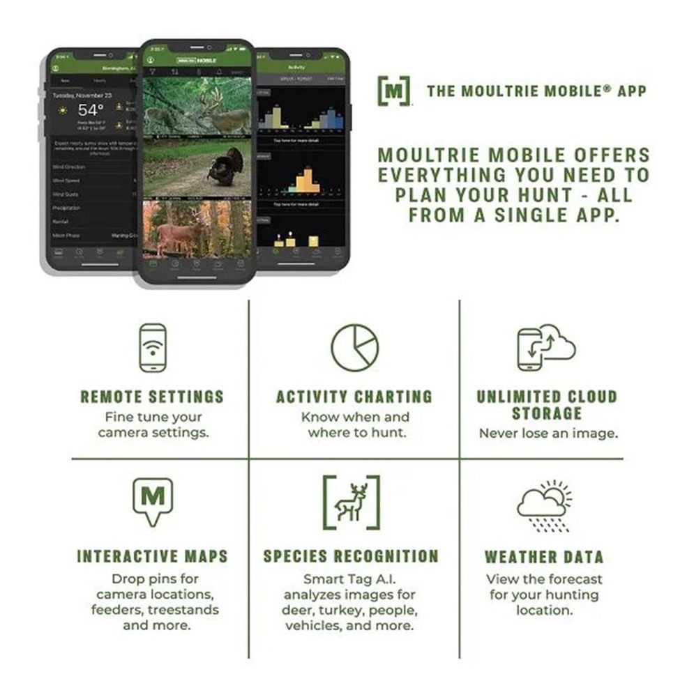 Moultrie Enterprises Edge Cellular Trail Camera 33MP 2/ct