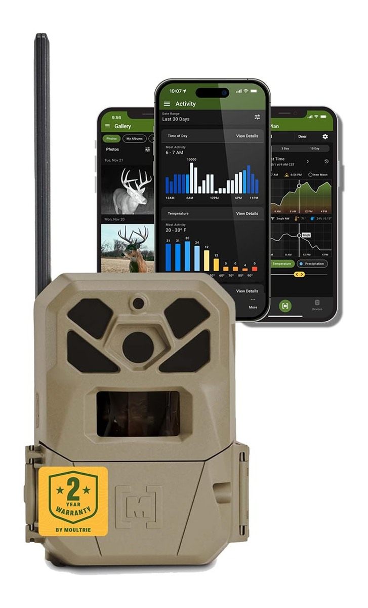 Moultrie Edge 2 Pro Cellular Trail Camera - Auto Connect Nationwide 4G LTE view 3