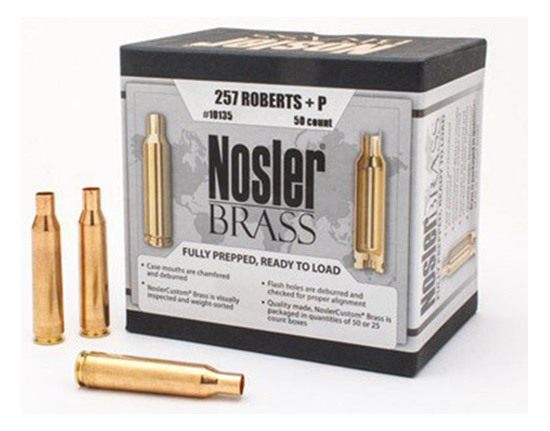 Nosler Bullets Unprimed Brass Rifle Cartridge Cases .257 Roberts (+P) 50/ct view 3