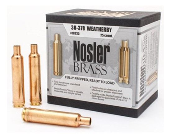 Nosler Brass 30-378wby 25/2