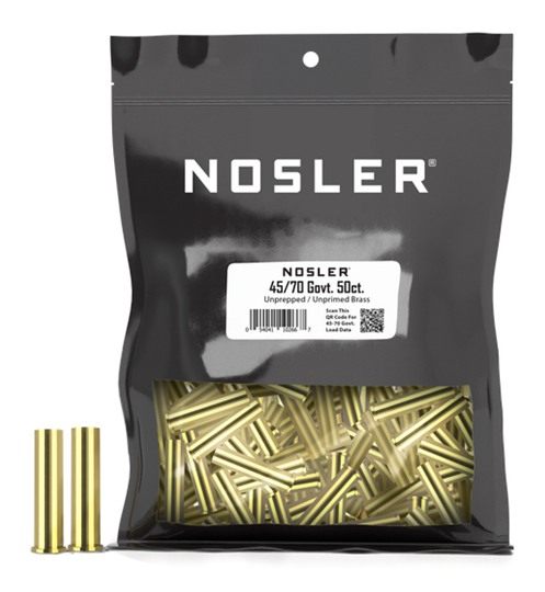 Nosler Bullets Unprimed Bulk Bag Brass 45-70 Govt (50 ct)