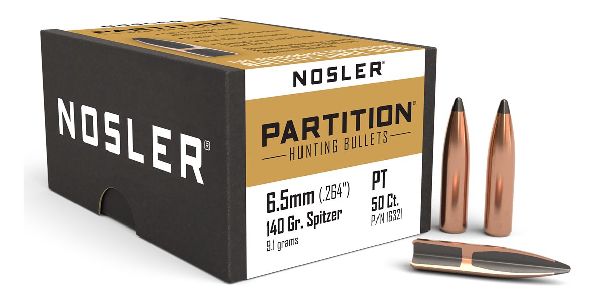 Nosler Bullets Partition Rifle 6.5mm .264in 140 gr SPT 50/ct