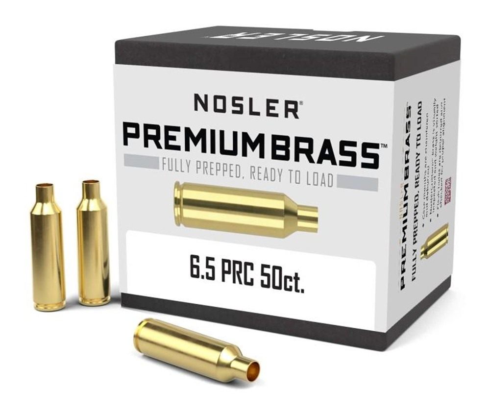 Nosler Bullets Unprimed Brass Rifle Cartridge Cases 6.5 PRC 50/ct