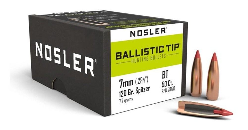 NOSLER Ballistic Tip Hunting Rifle Bullets 7mm .284in 120 gr SBT-Btip 50/ct view 2