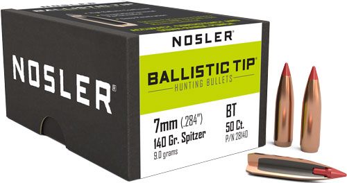Nosler Bullets Ballistic Tip Hunting Rifle 7mm .284in 140 gr SBT-Btip 50/ct view 4