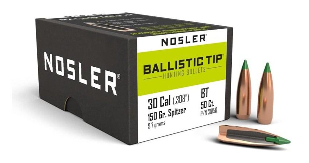 Nosler Bullets Ballistic Tip Hunting Rifle .30 cal .308in 150 gr SBT-Btip 5 view 2