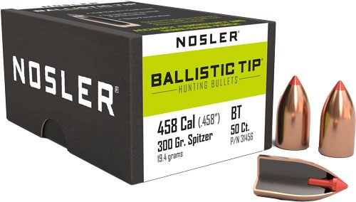 NOSLER Ballistic Tip Hunting Rifle Bullets .458 Socom 300 gr SP (Orange 50/ view 4