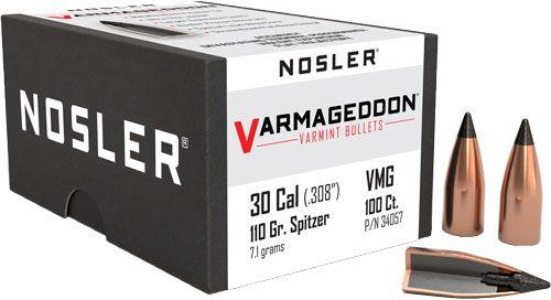 Nosler Bullets VarMageddon Rifle .30 cal .308in 110 gr FB-Tipped 100/ct view 5