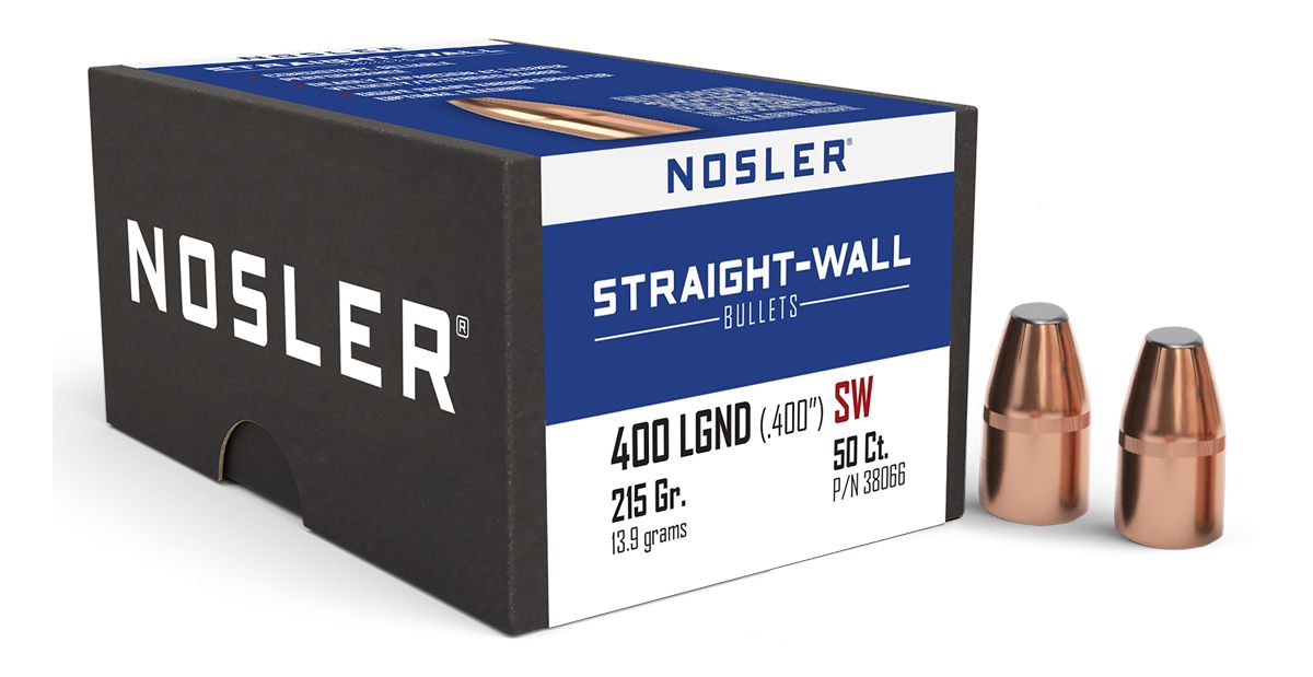 NOSLER Straight Wall Rifle Bullets .400 Legend .400in 215 gr 50/ct