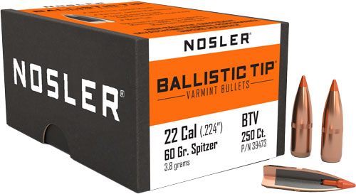 Nosler Bullets Ballistic Tip Varmint .22 cal .224in 60 gr SBT-SB 250/ct view 5