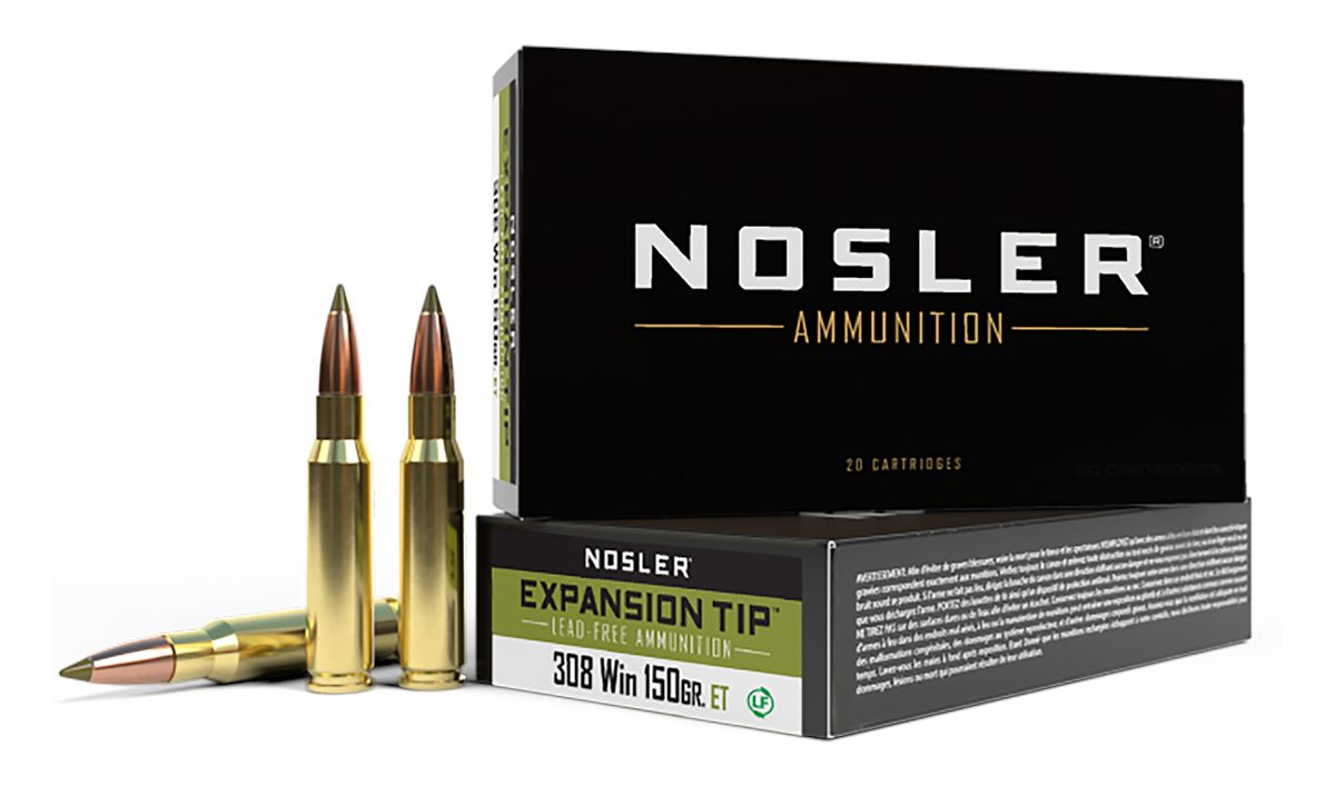 NOSLER 40034 E-Tip 308 Win 150gr E Lead Free 20 Per Box/10 Case