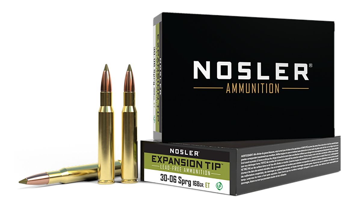 NOSLER 40036 E-Tip 30-06 Springfield 168gr E Lead Free 20 Per Box/10 Case