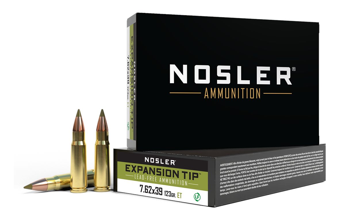 Nosler Bullets 40040 E-Tip 7.62x39mm 123gr E Boat Tail 20 Per Box/10 Case