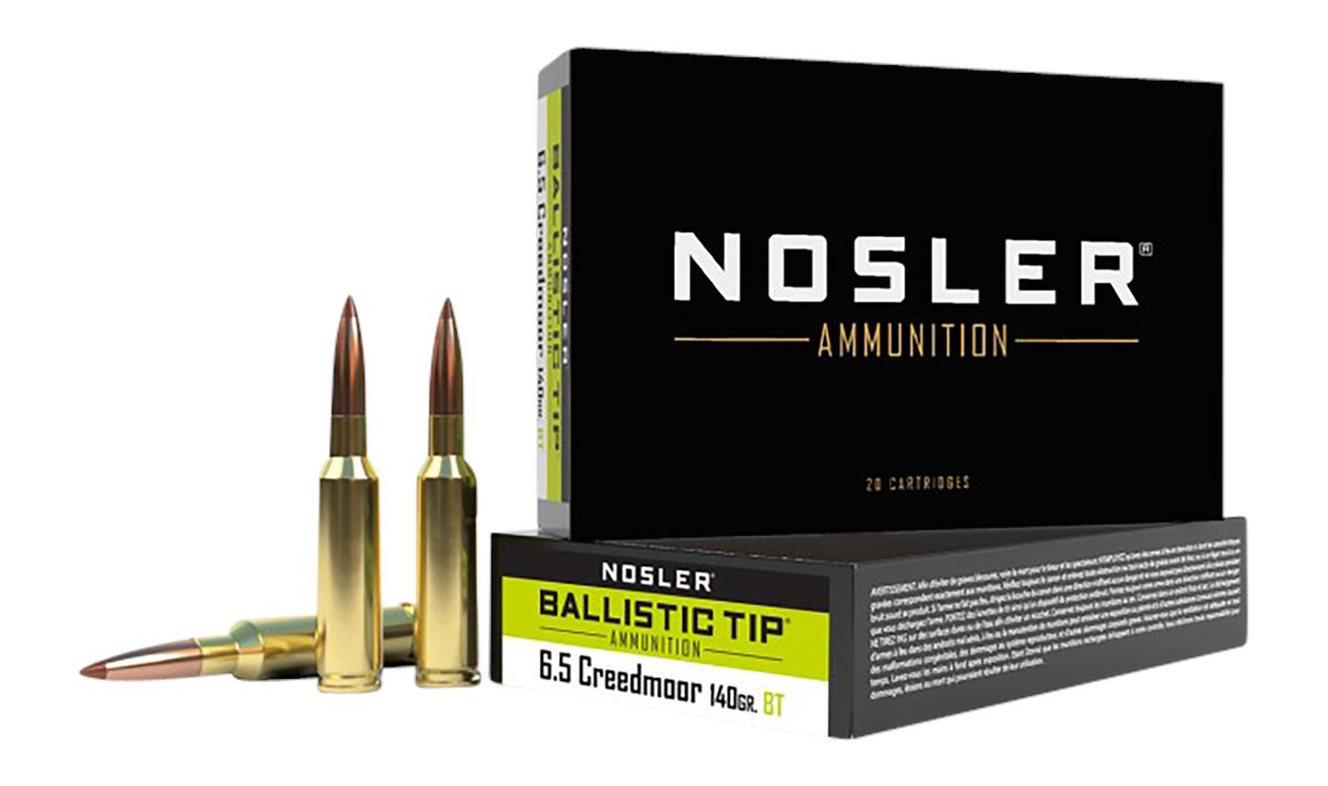NOSLER Bullets 40064 Ballistic Tip 6.5 Creedmoor 140gr Spitzer 20 Per Box/1