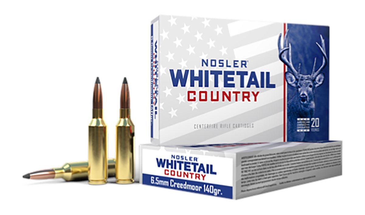 Nosler Whitetail Country Rifle Ammunition 6.5 Creedmoor 140gr SP 2650 fps 2