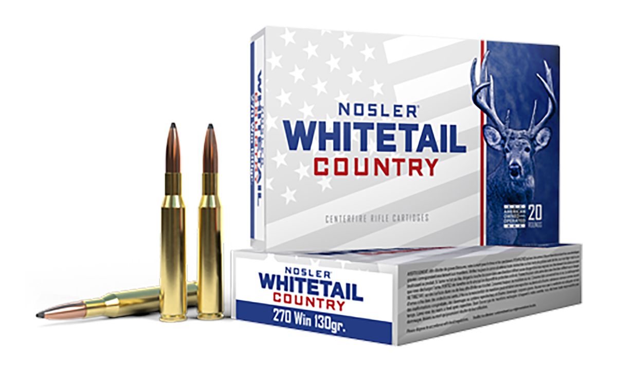 Nosler Bullets 40110 Whitetail Country 270 Win 130gr Spitzer Boat Tail 20 P