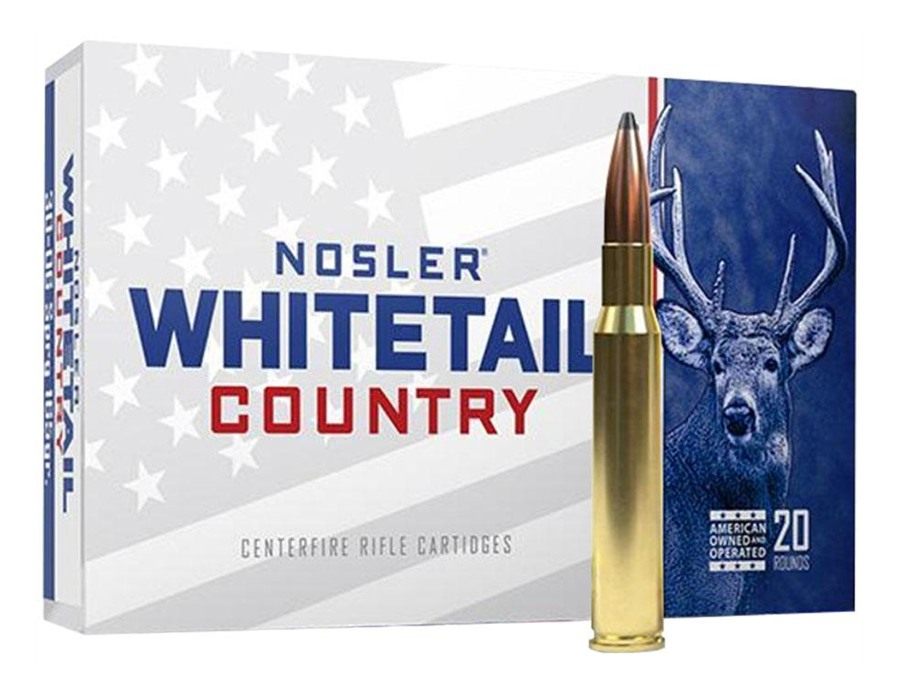 NOSLER 40125 Whitetail Country 30-06 Springfield 165gr Spitzer Boat Tail 20 view 4