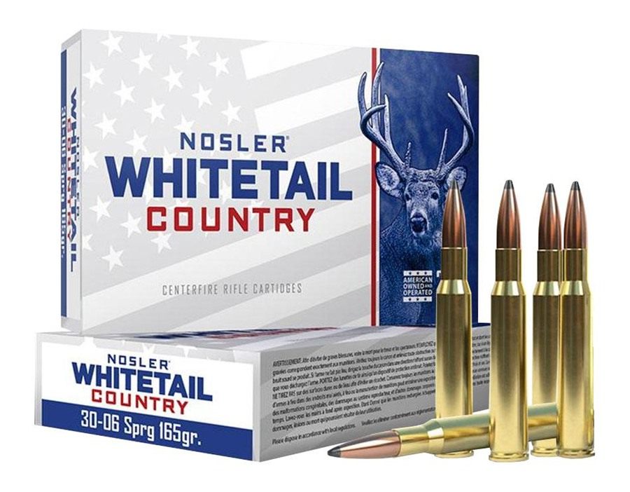 NOSLER 40125 Whitetail Country 30-06 Springfield 165gr Spitzer Boat Tail 20 view 5